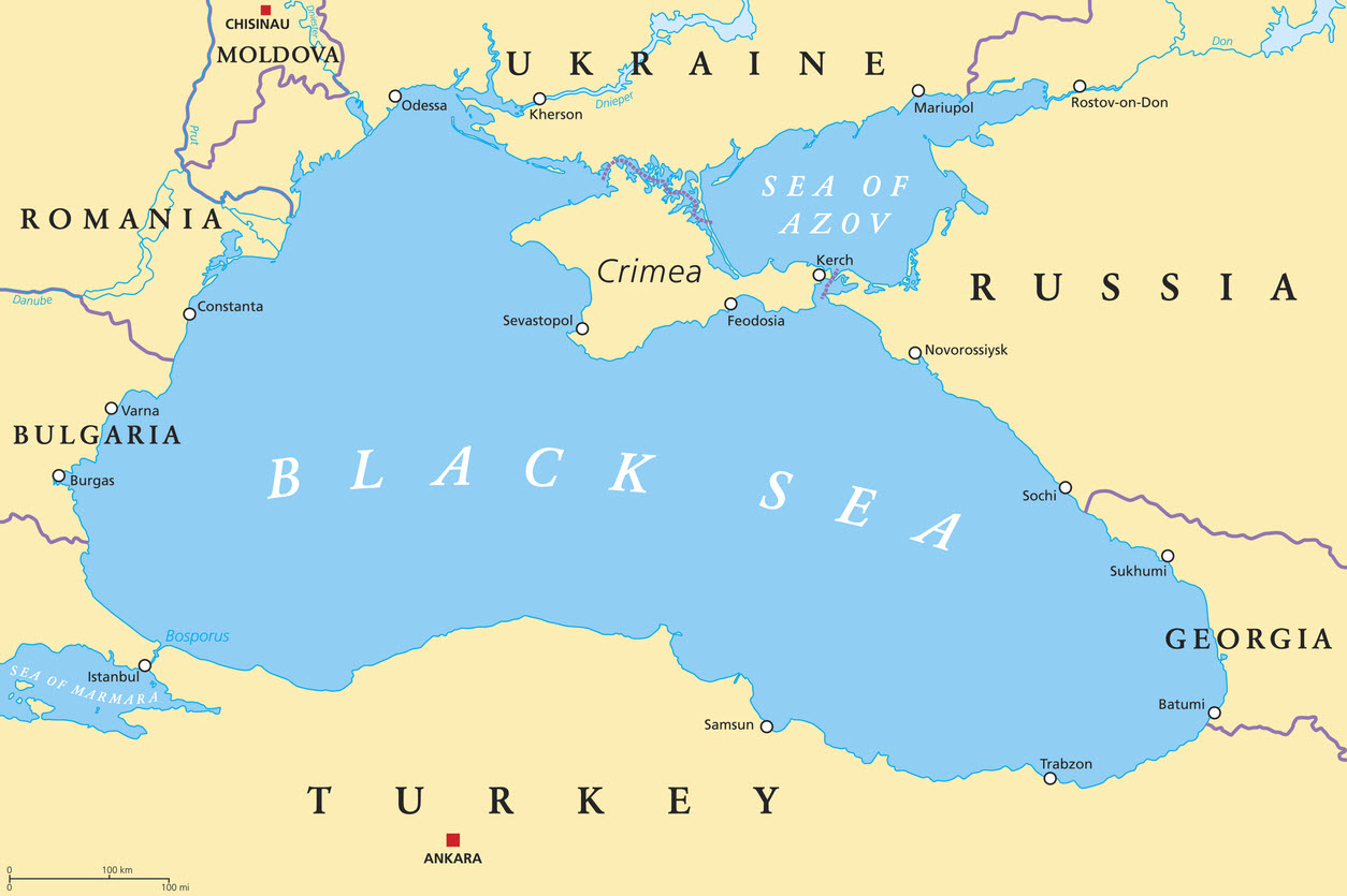 Wassertemperaturen Schwarzes Meer