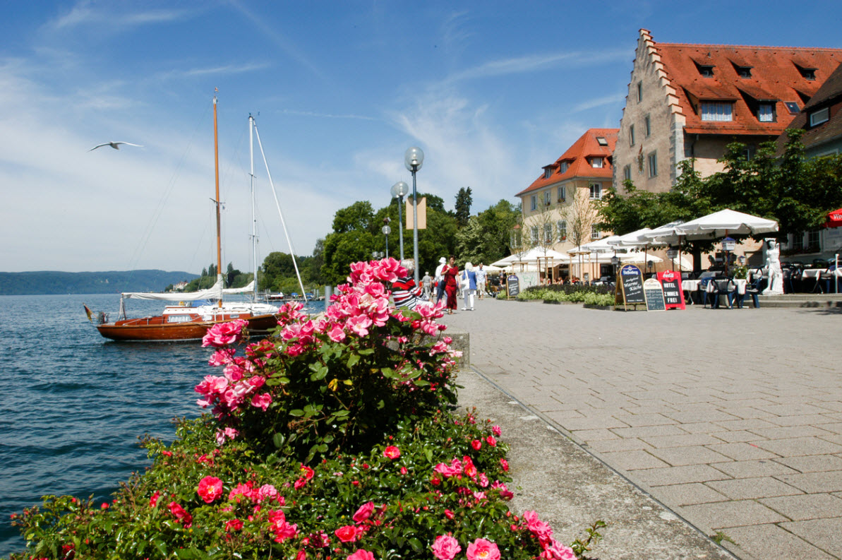 Uferpromenade in Überlingen am Bodensee