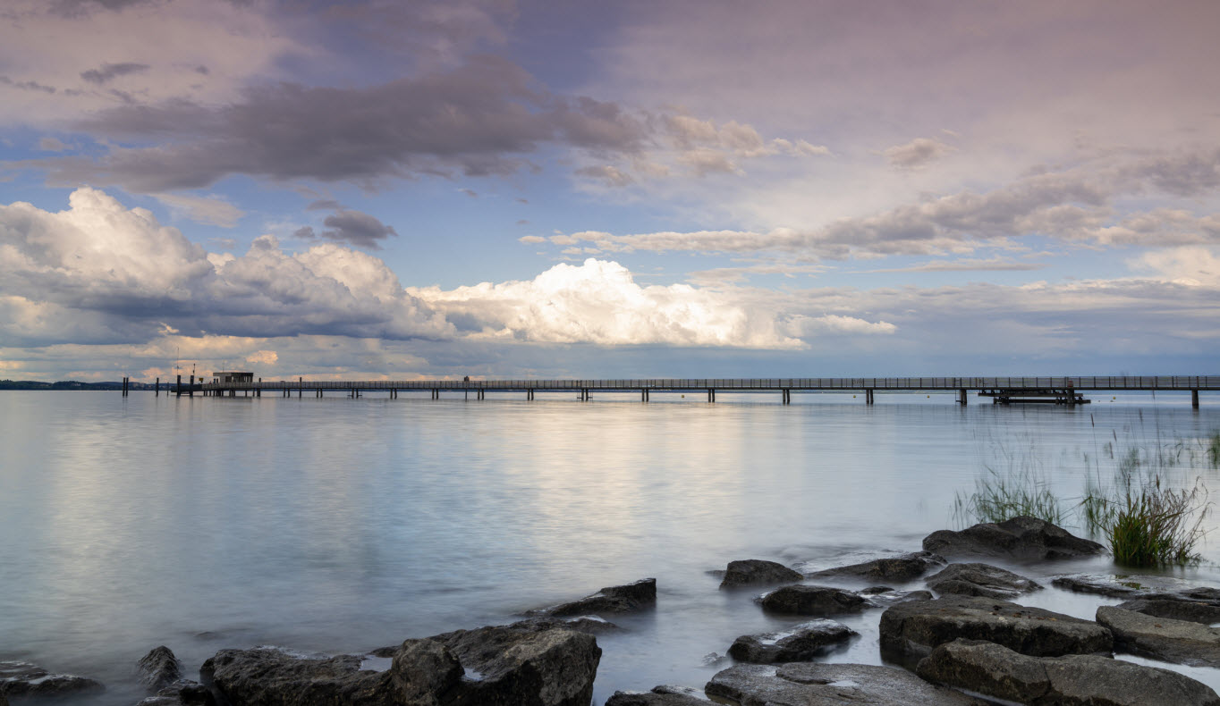 Anlegestelle bei Altnau am Bodensee