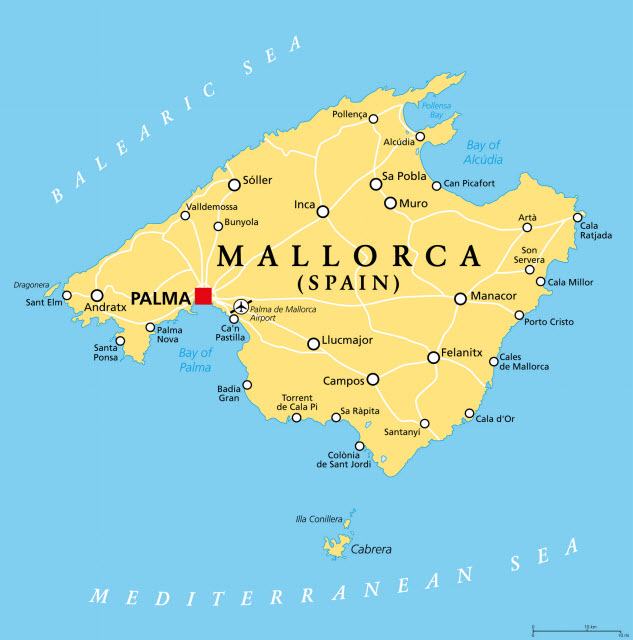 Mallorca Karte